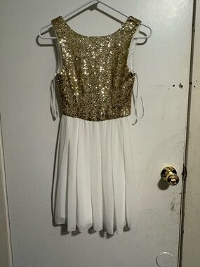 B Darlin Gold Sequin Dress for Sale up to 90% Off: Poshmark